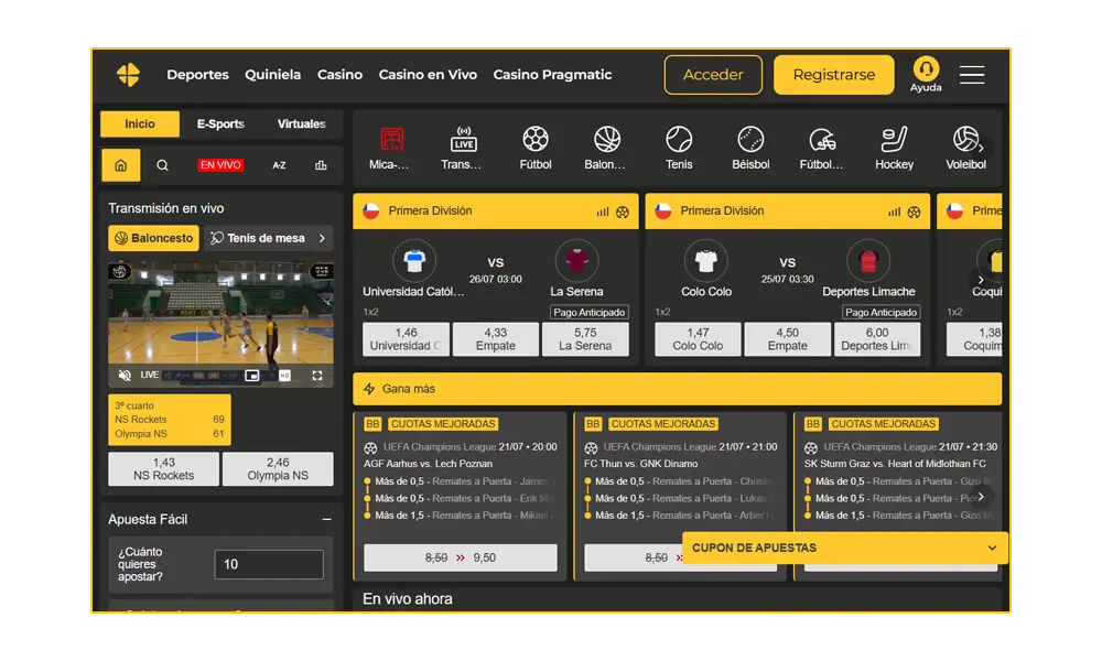 Apuestas en Mi Casino